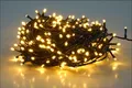 Produktbild: LED Weihnachts Lichterkette warm weiß - 9 m / 120 LED - Garten Deko Beleuchtung mit Netzstecker Strom betrieben für den Außenbereich