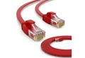 Produktbild: HB-DIGITAL Patchkabel CAT6 Flachkabel LAN Netzwerkkabel U/UTP PVC Netzwerkkabel, Netzwerkstecker, RJ-45 (100 cm), Stecker Kontaktoberfläche: Pins Vergoldet 15µ