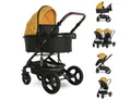 Produktbild: Lorelli Kombi-Kinderwagen Kombikinderwagen Boston 2 in 1, Sportsitz Babywanne Mückennetz bis 22 kg