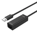 Produktbild: Unitek USB zu Ethernet Adapter │ USB auf RJ45 LAN Ethernet 10/100Mbps Konverter│ USB 2.0 480Mbps │ Schwarz, Kabel 12 cm │ Neztwerkadapter kompatibel mit Win, MacOS, Linux │Keine Treiber erforderlich