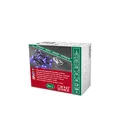 Produktbild: Konstsmide LED Globelichterkette, runde Dioden, 6h Timer, 20 purpurfarbene Dioden, batteriebetrieben, Innen, schwarzes Kabel, 3 x AA 1.5V (exkl.) - 1491-457, Purpur
