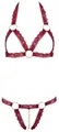 Produktbild: Cottelli Collection Lingerie BH Set offen rot M/L 1er Pack(1 x 1 Stück)