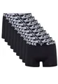Produktbild: Chiemsee Boxer Short Herren Trunk Unterwäsche Regular Fit Retroshorts 9er Pack, Farbe:Black, Bekleidungsgröße:XL