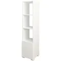 Produktbild: Livetastic Regal Kuzey Bücherregal, Weiß, Holzwerkstoff, Uni, 3 Fächer, 31x136x30 cm, stehend, Wohnzimmer, Regale, Bücherregale