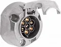 Produktbild: HELLA 8JB 001 941-001 Steckdose - 12V - 7-polig - Zinnbronze - Metallgehäuse - DIN/ISO: 1724
