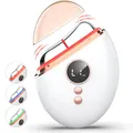 Produktbild: EMS Gua Sha, Profey Gesichtsmassagegerät, Gua Sha Elektrisch mit Wärme, EMS Gerät Gesicht mit Rotlicht, Blau, Grün, Gesicht Lifting Gerät Für Gesicht Anti Falten Anti Aging