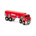 Produktbild: BRIO Holztransporter mit Magnetladung, Spielfahrzeug (rot)