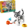 Produktbild: LEGO Creator 3in1 31163 Graue Katze - Modell umbaubar in Hund oder Taube