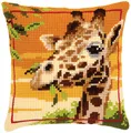 Produktbild: Vervaco Cross Stitch Kit: Kissen: Giraffe