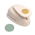 Produktbild: Motivstanzer Kreis - Ø 4.3 cm - Stanzer für Bastelpapier Tonpapier Scrapbookp...