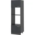 Produktbild: Vicco Mikrowellenschrank R-Line Küchenregal für die Mikrowelle Schwarz Beton/Anthrazit 60 cm