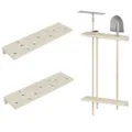 Produktbild: QLS Decken- Wandhalter für Besen und Gartengeräte Organizer für Garage Schuppen
