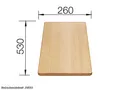 Produktbild: Blanco 218 313 Holzschneidebrett Buche