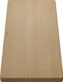 Produktbild: BLANCO Schneidbrett aus massiver Buche | 530 x 260 mm | Für Spülen und Becken mit klassischem Einbau von oben. An den Außenkanten der Spüle geführtes Schneidbrett flexibles Arbeiten | [53x26x2,8 cm]