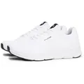 Produktbild: Tommy Hilfiger MODERN COMFORT RUN KNIT Sneaker, Freizeitschuh, Halbschuh, Schnürer mit weich gepolstertem Schaftrand weiß 42 EU