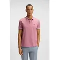 Produktbild: BOSS GREEN Poloshirt Paddy mit kontrastfarbenen Streifen am Kragen rosa S (46)