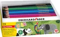 Produktbild: Eberhard Faber 511471 - Buntstifte Set Colori, 72 Jumbo Buntstifte in ergonomischer Dreikant Form