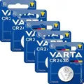Produktbild: Varta CR2430 Lithium Knopfzelle 3V Batterie 5er Verpackung