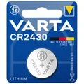 Produktbild: kQ Varta Knopfzelle Lithium CR2430 3V Batterien 1er Blister