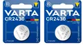 Produktbild: 2x VARTA CR2430 Lithium Batterie Knopfzelle 3Volt 3V VARTA 2 Blister