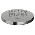 Produktbild: 2 Stück  VARTA CR2430 CR 2430 DL2430 Lithium Knopfzelle 3V Lithium im Blister/25