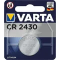 Produktbild: Varta Lithium Knopfzelle CR2430 3,0 Volt 1er Blister