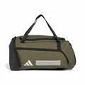 Produktbild: adidas Unisex Essentials 3-Stripes Duffel Bag, Olive strata/White, S