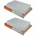 Produktbild: 2x MAHLE / KNECHT Innenraumfilter Innenraumluft Pollenfilter LA 684