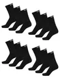 Produktbild: hummel Unisex Sportsocken Basic - 12er Pack (DE/NL/SE/PL, Numerisch, 36, 40, Regular, Regular, Schwarz)