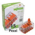Produktbild: 15x WAGO 221-420 Steckklemme Mit Hebel 10 Leiter 32A 450V