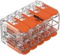 Produktbild: Wago 221-420 Compact-Verbindungsklemmen, 10 Klemmstellen, transparent 15-er Set
