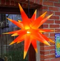 Produktbild: Guru-Shop LED-Stern für außen 3D Batterie Außenstern Kaspar, Weihnachtsstern,.., Leuchtmittel inklusive