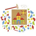 Produktbild: Goki Hammerspiel 118 Teile Hämmerchen-Spiel Nagelspiel Holz 58578