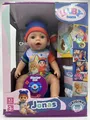 Produktbild: BABY born Jonas 43cm Junge Puppe Zapf Creation Funktionen Zubehör blau 834848