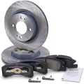 Produktbild: BESTPRICE Bremsenset Vorderachse inkl. Bremsscheiben Ø 251 mm Belüftet + Bremsbeläge Vorne Kompatibel mit MITSUBISHI MIRAGE/SPACE STAR VI Schrägheck (A0_A), MIRAGE VI Stufenheck (A1_A)