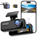 Produktbild: Dashcam Auto 4K+1080P Dashcam Auto Vorne Hinten, WiFi Dash Cam APP Steuerung,...