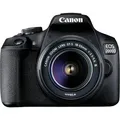 Produktbild: Canon EOS 2000D 18-55 III Spiegelreflexkamera, EU-Modell mit 2-poligem Stecker