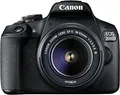 Produktbild: Canon EOS 2000D Digitalkamera SLR 24.1 MPix APS-C 1080p / 30 BpS 3x optischer Zoom EF-S 18-55 mm III-Objektiv Wi-Fi NFC (2728C002)