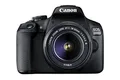 Produktbild: Canon EOS 2000D Spiegelreflexkamera - mit Objektiv EF-S 18-55 F3.5-5.6 III (24,1 MP, DIGIC 4+, 7,5 cm (3.0 Zoll) LCD, Display, Full-HD, WiFi, APS-C CMOS-Sensor), schwarz