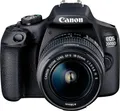 Produktbild: Canon EOS 2000D Kit 18-55mm DC III Digitale Spiegelreflexkamera EF-S 18-55mm IS III 24.1 Megapixel Schwarz Optischer Sucher, mit