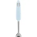 Produktbild: Smeg, HBF11PBEU Stabmixer, Turbo-Funktion und Flowblend-Schneidesystem, mit rutschfestem Griff, integrierte Kabeltrommel, Zubehör nicht im Lieferumfang enthalten, Leistung 700 W, Pastelblau