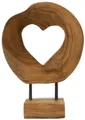 Produktbild: Mauro Ferretti Skulptur Hasi Teakholz 20x10x28 cm braun