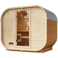 Produktbild: Chillroi Würfelsaunahaus Louisa Plus Inklusive Saunaofen 9kW Integriert Steuerung
