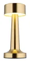 Produktbild: GLOBO M ANGELIKA Tischleuchte Metall messingfarben matt, LED