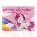 Produktbild: Accentra Beauty-Adventskalender Unicorn für Frauen, Mädchen, Pferde- & Einhorn-Fans, 24 Kosmetik Adventskalender Kleinigkeiten für Körperpflege, Nagelpflege, Badespaß uvm