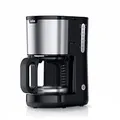 Produktbild: Braun PurShine KF 1500 BK Kaffeemaschine - Filterkaffeemaschine mit Glaskanne für bis zu 10 Tassen, OptiBrew-System, Automatische Abschaltung, 1000 Watt, Schwarz