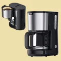 Produktbild: Braun Glaskrug-Kaffeemaschine PurShine KF 1500 BK - Edelstahl/schwarz