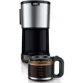 Produktbild: Braun KF 1500 BK Filterkaffeemaschine schwarz OptiBrewSystem 1000 Watt BPA frei