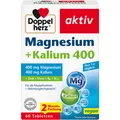 Produktbild: DOPPELHERZ Magnesium+Kalium Tabletten 60 St.