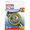 Produktbild: tesa Isolierband ISO TAPE, 15 mm x 10 m, grün / gelb Klebeband zum Isolieren und Reparieren elektrischer (56192-00014-01)